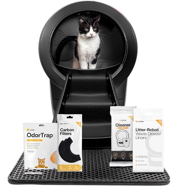 Whisker Litter-Robot 4 automatic self-cleaning cat litter box