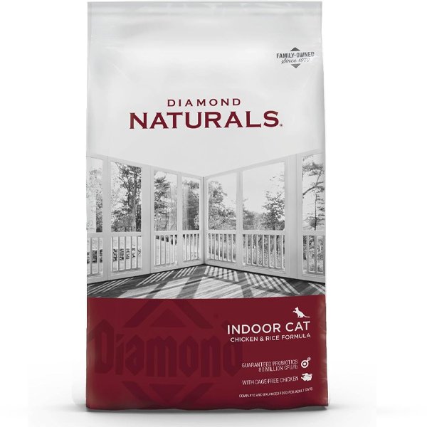 Diamond Naturals Indoor Cat Food – Probiotics and Immune Support