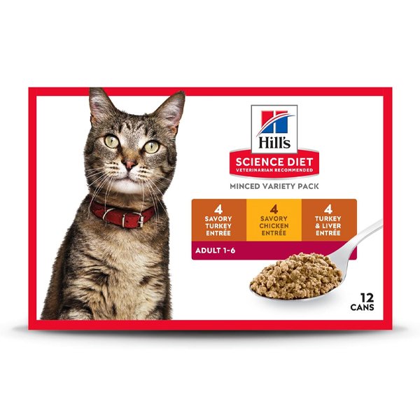 Hill's Science Diet premium nutrition adult wet cat food