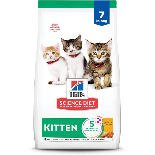 Hill’s Science Diet Kitten Chicken Recipe – premium kitten nutrition ideal for nursing cats | Best Cat Food for Nursing Cat