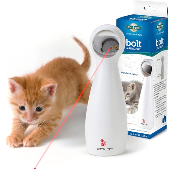 PetSafe Bolt automatic interactive laser cat toy for exercise