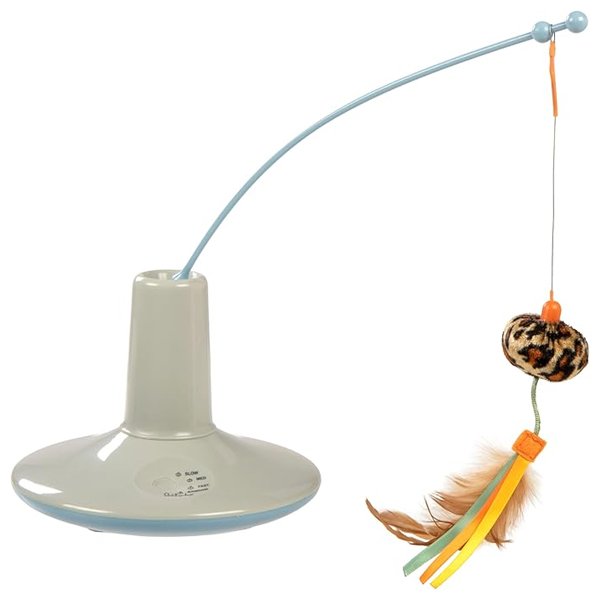 SmartyKat Instincts wild wand electronic interactive cat toy with catnip