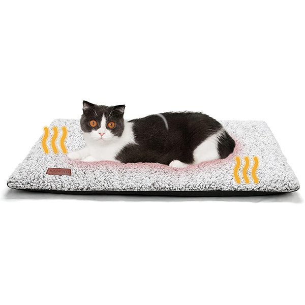 Best Self-Warming Cat Beds 24 x 18 inch ultra-soft heating pad for indoor and outdoor use